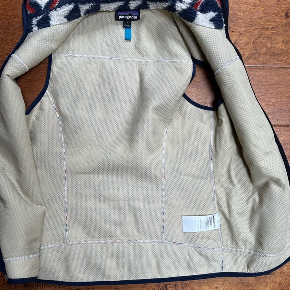 Patagonia Retro-X Vest Sherpa Synchilla Fleece Aztec design S - Picture 3 of 5